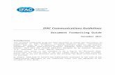 Standards & Guidelines - ifac.org€¦  · Web viewThis Document Formatting Guide has been developed to ensure the consistency of presentation of IFAC documents, including exposure