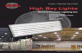 GLOBAL FINISHING SOLUTIONS High Bay Lights fileHigh Bay Lighting Technical Specifications GFS Part Number: LFG-1749-6 Design Benefits Dimensions & Wiring Fixture Accessories Designed