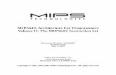 MIPS64® Architecture For Programmers Volume II: The MIPS64 ...electro.fisica.unlp.edu.ar/arq/downloads/Software/WinMIPS64/MIPS64... · MIPS64® Architecture For Programmers Volume