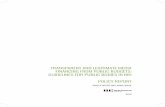 TRANSPARENT AND LEGITIMATE MEDIA FINANCING FROM … · TRANSP 5 TRANSPARENT AND LEGITIMATE MEDIA FINANCING FROM PUBLIC BUDGETS: GUIDELINES FOR PUBLIC BODIES IN BIH SUMMARY On an annual