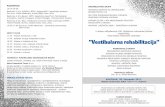 Vestibularna rehabilitacija - hdorl.nethdorl.net/images/upload/files/vest.pdf · "vestibularna rehabilitacija" pokrovitelji skupa predsjednica republike hrvatske gospoĐa kolinda