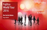 Fujitsu World Tour 2016 Human Centric Innovation in Action Service Broker.pdf · Broker Brokerage Connectivity . Mobility . Value Service Creation . Added Reselling . Service . Integration
