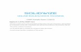 SolidWize - University of Idaho Solidworks/HW3/SolidWize... · SolidWize Online SolidWorks Training CSWP Sample Exam 2 (2012) Segment 1 of the CSWP Core -This test is made up of a