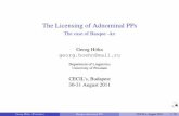 The Licensing of Adnominal PPs - The case of Basque –kocecils.btk.ppke.hu/wp-content/uploads/2011/05/Georg-Höhn-ppt.pdfThe Licensing of Adnominal PPs The case of Basque –ko Georg