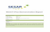 REACT-Plus Demonstration Report (editable version) · REACT-Plus Demonstration Report (editable version) 4 of 65 ©SESAR JOINT UNDERTAKING, 2011. Created by [Member(s)] for the SESAR