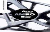 Additive Manufacturing Powder · manufacturing with the brand BÖHLER AMPO. Atomization of BÖHLER standard brands (theoretical selection from 250 steel brands). Customization of