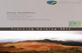 Dear Colleagues - InfoMine · Dear Colleagues Geovariances is proud to present its latest edition of its mining course catalog. The document offers a structured presentation of all
