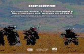 Informe: Convenios entre la Policía Nacional y las ... · General de la Policía Nacional del Perú (Decreto Legislativo N° 1267). 4 A pesar que la PNP también realiza convenios