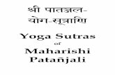 ïI patÃl yaeg sUÇai[ Yoga Sutras Maharishi Patañjali fileYoga Sutras of Maharishi Patañjali Page 5 of 28 tÇ inritzy s< v}bR Ijm.! 25. tatra niratiçayaà sarvajïabéjam ||
