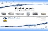 CATALOGO DE PRODUCTOS - climasarefrigeracion.comclimasarefrigeracion.com/wp-content/uploads/pdfs/0. Generales/General... · Enfriadoras de Líquidos Water chillers Modelo CREA Enfriadoras