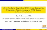 Meta-Analytic Depiction Of Ordered Categorical Diagnostic ... · Meta-Analytic Depiction Of Ordered Categorical Diagnostic Test Accuracy In ROC Space No Thresholds Left Behind Ben