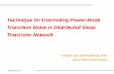 T h i f C t lli PTechnique for Controlling Power-MdMode ... · T h i f C t lli PTechnique for Controlling Power-MdMode Transition Noise in Distributed SleepTransition Noise in Distributed