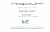 LabVIEW Based Water Temperature - rcciit.orgrcciit.org/students_projects/projects/ee/2018/GR5.pdf · LabVIEW is a "general - purpose programming system." The LabVIEW program contains