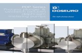 PDP Series Process plunger & sandwich (double) diaphragm ... · PDP Series Process plunger & sandwich (double) diaphragm metering pumps. PDP SERIES PDP series dosing pumps are designed