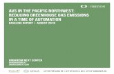 AVs in the Pacific Northwest: Reducing Greenhouse Gas ... · AVs in the Pacific Northwest: Reducing Greenhouse Gas emissions in a time of automation Baseline Report | AUGUST 2018