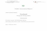 Noclaud - Magyarorszag · National Institute of Pharmacy Noclaud Directorate 50 mg and 100 mg tablets of the National Institute for Quality- Public Assessment Report and Organizational