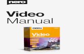 Nero Video Manual · Nero Video es un potente programa de edición y creación diseñado tanto para principiantes como para usuarios avanzados. Le permite capturar, importar, recortar
