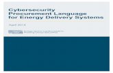 Cybersecurity Procurement Language for Energy Delivery Systems… · Utilities Telecom Council (UTC). Contributions were also provided by the American Public Power Association (APPA),