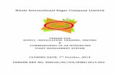 TENDER FOR SUPPLY, INSTALLATION, TRAINING, TESTING ... Fleet Information... · Kwale International Sugar Company Limited TENDER FOR SUPPLY, INSTALLATION, TRAINING, TESTING & COMMISSIONING