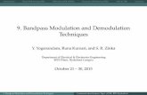 9. Bandpass Modulation and Demodulation Techniques · Bandpass Modulation and Demodulation Techniques Communication Systems, Dept. of EEE, BITS Hyderabad IntroductionPhase Shift Keying