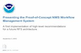 Presenting the Proof-of-Concept NWS Workflow Management … · BEA WebLogic 8.1. NOAA – OHD/HL Presenting a Proof of Concept Architecture for a future RFS September 3, 2003 Page