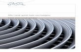 Alfa Laval spiral heat exchangers · 6 Alfa Laval – spiral heat exchangers Spiral Heat Exchanger Type 1 Spiral Heat Exchanger Type 2 The Type 1 is a good choice when one, or both,