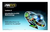 Introduction toIntroduction to ANSYS FLUENT · Introduction to the CFD Methodology How Does CFD Work? Customer Training Material • ANSYS CFD solvers are based on the finite volume