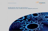 Industrie 4.0 in practice – Solutions for industrial ... · 4 INDUSTRIE 4.0 Industrie 4.0 in practice – solutions for industrial applications German mechanical engineering companies