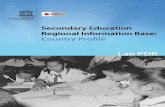 Secondary education regional information base: country ...uis.unesco.org/sites/default/files/documents/secondary-education... · 4 Secondary Education Regional Information Base: Country