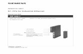 SIMATIC NET - Siemens · SIMATIC NET S7-CPs for Industrial Ethernet Manual Part B4S CP 443-1 6GK7 443-1EX11-0XE0 Version 3 or later (Firmware version V2.2) for SIMATIC S7-400