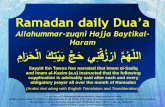Ramadan daily Dua’a - duas.org · (Arabic text along with English Translation and Transliteration) For any errors / comments please write to: duas.org@gmail.com Kindly recite Sura