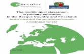 The multilingual classroom in primary education in the ... · The multilingual classroom in primary education . in the Basque Country and Friesland: beliefs of teachers and their