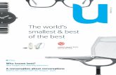 The world’s smallest & best of the best - unitron.com · instrumental in shaping Unitron’s Tempus ™ and in sharpening the sound platform’s focus on delivering the best in