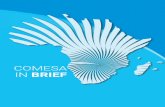 COMESA IN BRIEF · on the 14th of January 2013 and is a regional body corporate established under Article 6 of the COMESA Competition Regulations. In order to ensure fair competition