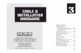 CABLE & 3 INSTALLATION HARDWARE - Elevator Products · Elevator Traveling Cable Type ETT-JC (Jute Core) Type ETT-JC (Jute Center Core) Traveling cables are designed for installations