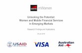 Unlocking the Potential: Women and Mobile Financial ... · Unlocking the Potential: Women and Mobile Financial Services in Emerging Markets Research Findings and Implications 30 Jan