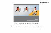 Grid-Eye Characteristics - Panasonic · Grid-Eye Characteristics Panasonic Automotive & Industrial Systems Europe . Panasonic Automotive & Industrial System Europe 2 Typical measurement