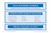 Grade 2 - 20186 WY Science Standards · These standards were informed by A Framework for K-12 Science Education (National Research Council, 2012), the Next Generation Science Standards