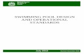 Swimming Pool Standards - redcross.ca · swimming pool, dressing/shower areas, recirculation system, filtration facilities, disinfection equipment and all appurtenances; and, (g)