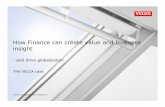 How Finance can create value and business insight CFO ... · How Finance can create value and business insight-and drive globalization The VELUX case Deloitte CFO agenda 2016, 5 September