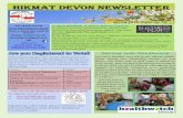 Hikmat Devon Newsletter - Healthwatch Devon · Hikmat Devon Newsletter In HIGH DEMAND: Business Start Up Support Hikmat has been offering business support, with exper-tise from Opportunity