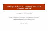 Study guide: Intro to Computing with Finite Di erence Methodshplgit.github.io/INF5620/doc/pub/H14/decay/pdf/lecture_decay-beamer.pdfStudy guide: Intro to Computing with Finite Di erence
