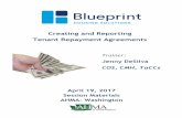 Creating and Reporting Tenant Repayment Agreements repayment... · Required Elements of Tenant Repayment Agreements . Repayment Agreements . must. include these six items: 1. Total