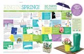 PROMOTION PROMOTION RING IN SPRING! ˘ˆ DAYS O AN’T WIN? · RING IN SPRING! This April, let us shower you with prizes to kick-start your spring home spruce-up! Take it step-by-step