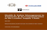 Health & Safety Management in Tanneries & its ...nectar.northampton.ac.uk/10610/1/COTANCE_Report_Final_.pdf · Germany (17.6%) and Italy (11.8%). The size of ‘tannery supplier’