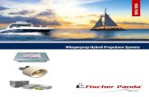 Whisperprop Hybrid Propulsion Systems Whisper Prop combined brochure.pdf · marine and vehicle generators supply power to on-board electrical systems, electric drives and complete