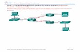 Lab Troubleshooting IPv4 and IPv6 Static Routes ... · Lab – Troubleshooting IPv4 and IPv6 Static Routes (Instructor Version – Optional Lab) Instructor Note : Red font color or