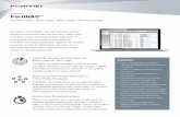 FortiNAC Data Sheet · ATA FortiNAC™ FortiNAC 500C, 550C, 600C, 650C, 700C, VM and Licenses FortiNAC is Fortinet’s network access control solution that enhances the Security Fabric