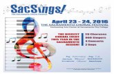 SacSings Program 2016 WKG - Sacramento Choral Calendarsacchoralcalendar.com/Docs/Programs-2016/SacSings_pgm_4-16.pdf · Selections from The Armed Man: A Mass for Peace Karl Jenkins