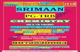 SRIMAAN COACHING CENTRE-PG-TRB- CHEMISTRY-MO & VB … · srimaan coaching centre-aeeo-mathematics material/ trb-computer instructors / tet: p1/p2 rrb-group –d-study material available-contact
